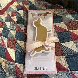 Emily Dumas Notepad Dachshund dog